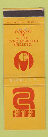 Matchbook Cover - Caminoreal Western Hotels Mexico