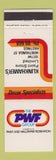 Matchbook Cover - PWF Group Klinkhamer's Paint Hastings New Zealand