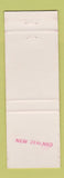 Matchbook Cover - PWF Group Klinkhamer's Paint Hastings New Zealand