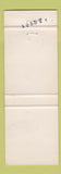 Matchbook Cover - Macky's Clothes Napier Taradale New Zealand