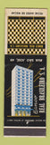 Matchbook Cover - Banco Real Brasileiro Rua Sao Jose San Jose Brazil