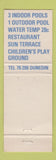 Matchbook Cover - Swimming Pool Dunedin New Zealand WEAR Full Length
