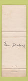 Matchbook Cover - Upstairs Downstairs Restaurant Queenstown New Zealand