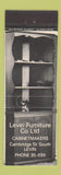 Matchbook Cover - Levin Furntiure New Zealand cabinet