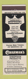 Matchbook Cover - Charman's Motor Trimmers Sheepskin Napier New Zealand