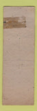 Matchbook Cover - Household Matches Zetland Sydney Australia WEAR