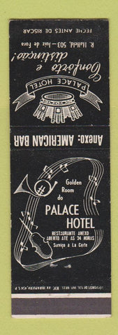 Matchbook Cover - Palace Hotel Juiz de Fora Brazil