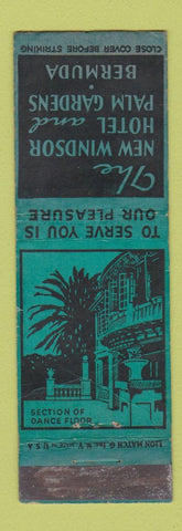 Matchbook Cover - New Windsor Hotel Bermuda WEAR