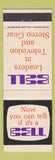 Matchbook Cover - Bell TV Stereo New Zealand