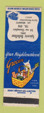 Matchbook Cover - Epicerie Bellefleur Lac Megantic QC grocery