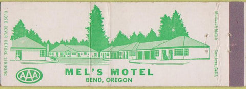 Matchbook Cover - Mel's Motel Bend OR