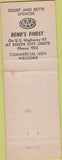 Matchbook Cover - Mel's Motel Bend OR