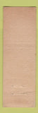 Matchbook Cover - Vibrill Tissu Garanti Belgium WEAR