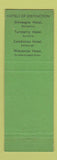 Matchbook Cover - British Transport Hotels Perthshire Ayrshire Edinburgh UK