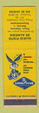 Matchbook Cover - Goodyear Tires Bugs Bunny Rio De Janeiro Brazil