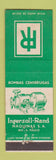 Matchbook Cover - Ingersoll Rand Bombas Rio De Janeiro Sao Paulo Brazil