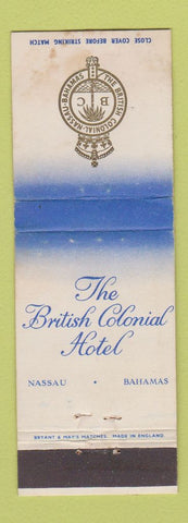 Matchbook Cover - The British Colonial Hotel Nassau Bahamas