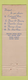 Matchbook Cover - The British Colonial Hotel Nassau Bahamas