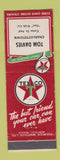 Matchbook Cover - Texaco oil gas Tom Davies Charlottetown PEI PE