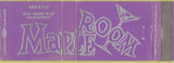 Matchbook Cover - Maple Room Sacramento CA