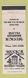 Matchbook Cover - Huck's Bavarian Village Redford MI