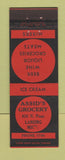 Matchbook Cover - Assid's Grocery Lansing MI