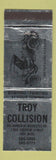 Matchbook Cover - Troy Collision auto body Troy MI WEAR