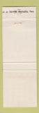 Matchbook Cover - Troy Collision auto body Troy MI WEAR