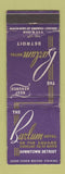 Matchbook Cover - Barlum Hotel Detroit MI