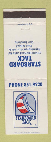 Matchbook Cover - Starboard Tack Farmington Hills MI