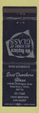Matchbook Cover - East Dearborn Glass MI