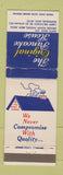 Matchbook Cover - Original Pancake House Grosse Pointe Woods MI Southgate WEAR