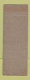 Matchbook Cover - Hotel Bancroft Saginaw MI BLUE