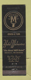 Matchbook Cover - Hotel Wolverine Detroit MI