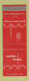 Matchbook Cover - Morton House Grand Rapids MI