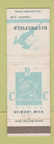 Matchbook Cover - Blythefield Country Club Belmont MI WEAR