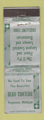 Matchbook Cover - Beau Chateau Negaunee MI