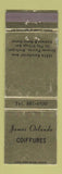 Matchbook Cover - James Orlando Coiffures Hair Salon Grosse Pointe MI