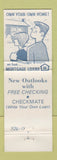 Matchbook Cover - Warren Bank Warren MI