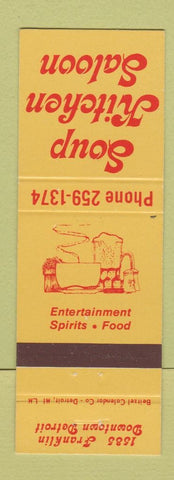 Matchbook Cover - Soup Kitchen Saloon Detroit MI