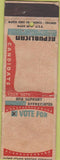 Matchbook Cover - Vote Republican BLANK POOR