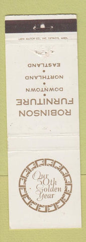 Matchbook Cover - Robinson Furniture Detroit MI WEAR