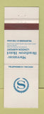 Matchbook Cover - Sheraton Heathrow Hotel London West Drayton Middlesex UK