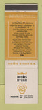 Matchbook Cover - Hotels Othon Sao Paulo Rio De Janeiro Brazil