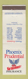 Matchbook Cover Phoenix Prudential Insurance Sydney Melbourne Brisbane Australia