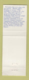 Matchbook Cover Phoenix Prudential Insurance Sydney Melbourne Brisbane Australia
