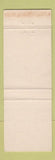 Matchbook Cover - Baker's Rosebud Hotel Australia