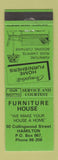 Matchbook Cover - Furniture House Hamilton New Zealand