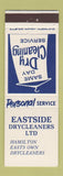 Matchbook Cover - Eastside Dry Cleaning Hamilton New Zealand