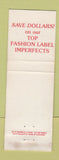 Matchbook Cover - Ena & Cathy's Boutique Ivanhoe Australia